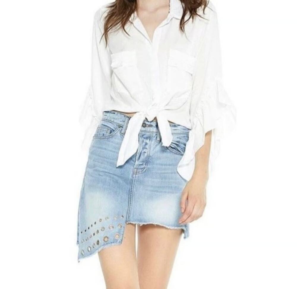 MISA Los Angeles Super Star Asymmetrical Skirt Sz 26 / S